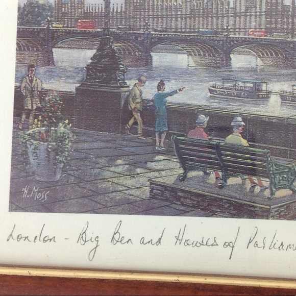 Repro H. Moss view Big Ben and Parliament - Picture 5 of 8